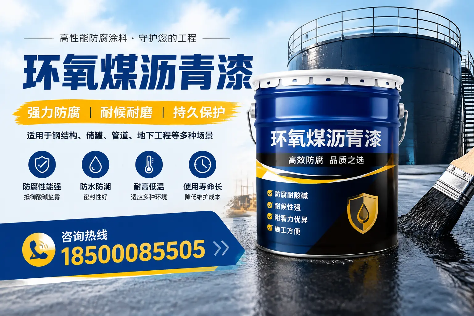 环氧煤沥青漆在工业中的应用，沧州企业的选择